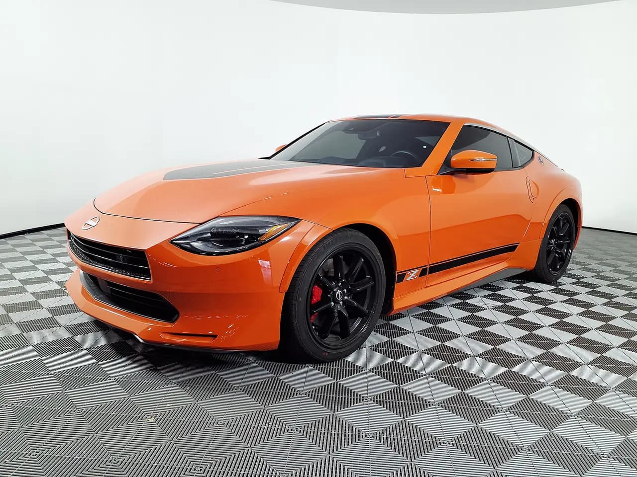 Orange 2024 Nissan Z Heritage Edition (RZ34), front three-quarter view