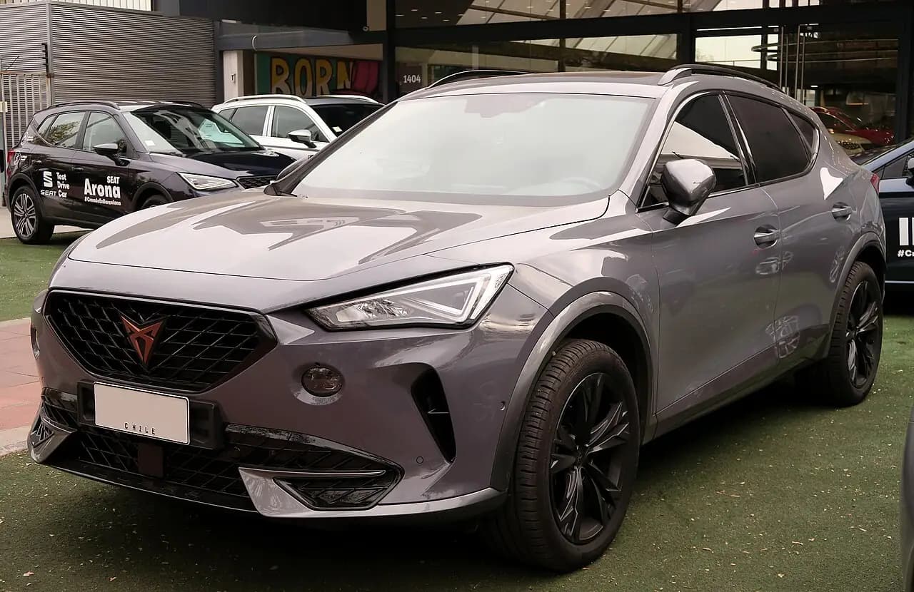 Grey 2022 Cupra Formentor (KM), front three-quarter view