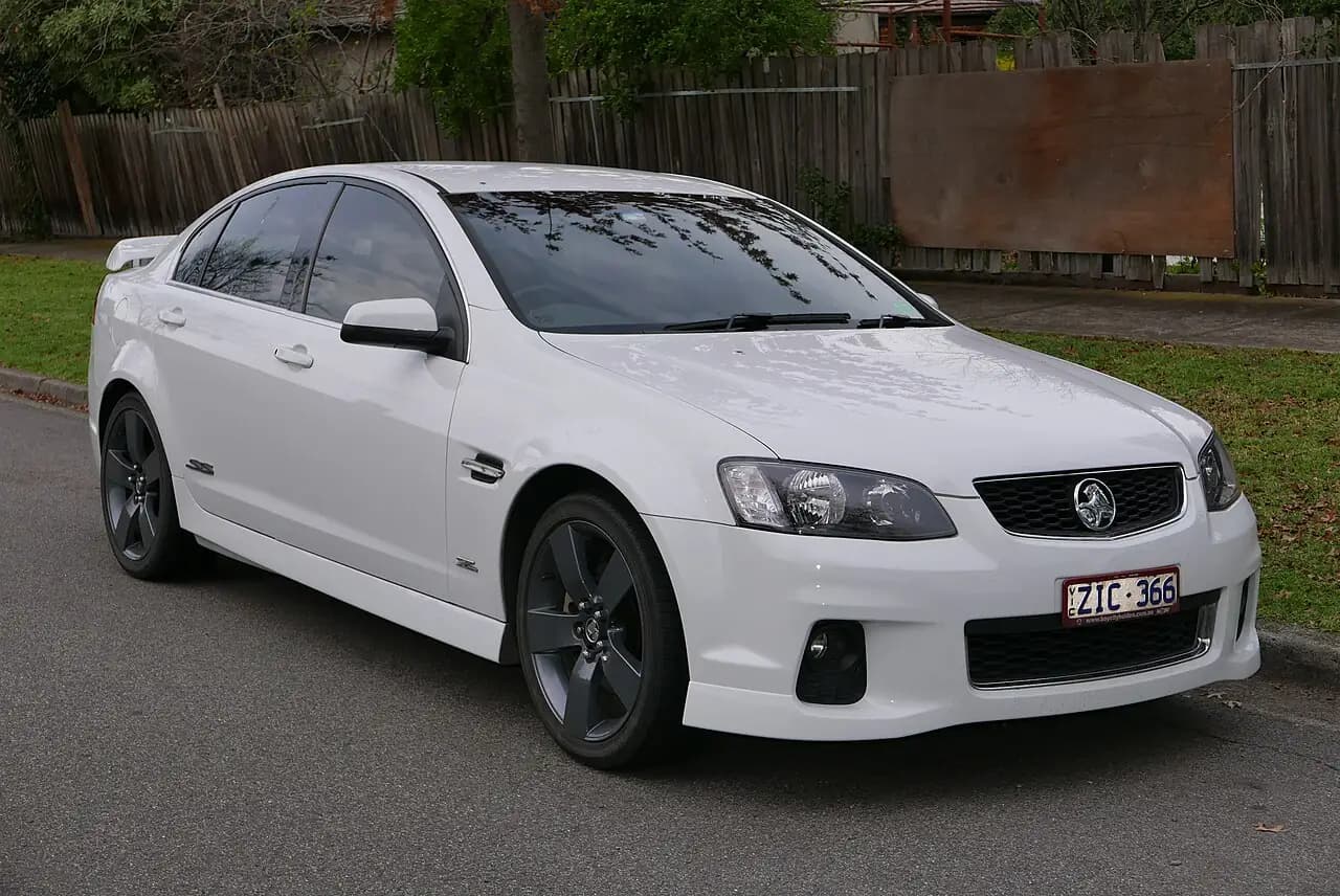 White 2012 Holden Commodore SS Z Series (VE Series II) sedan, front three-quarter view